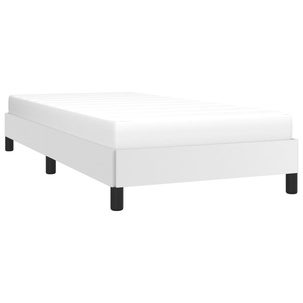 Okvir za krevet bijela 90x200 cm od umjetne kože