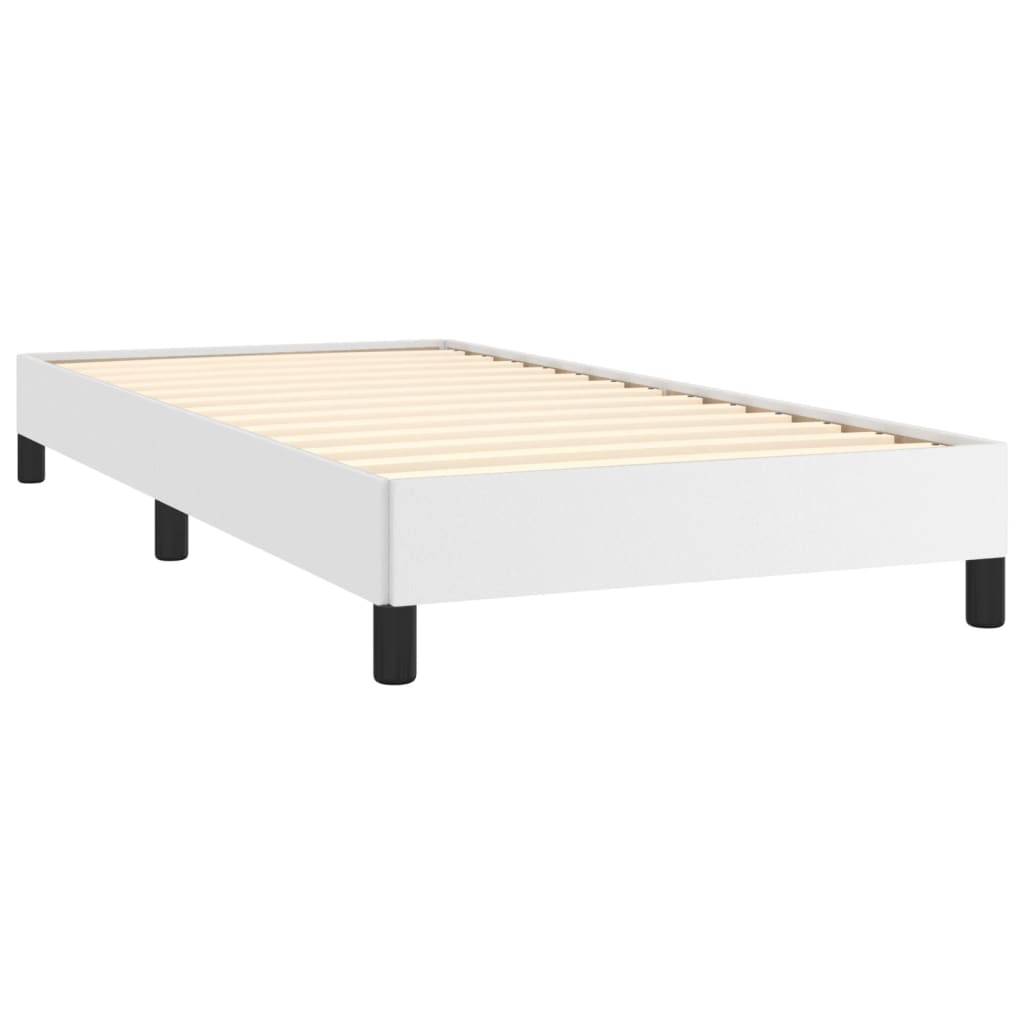 Okvir za krevet bijela 90x200 cm od umjetne kože