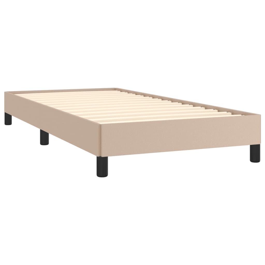 Okvir za krevet boja cappuccina 90x200 cm od umjetne kože