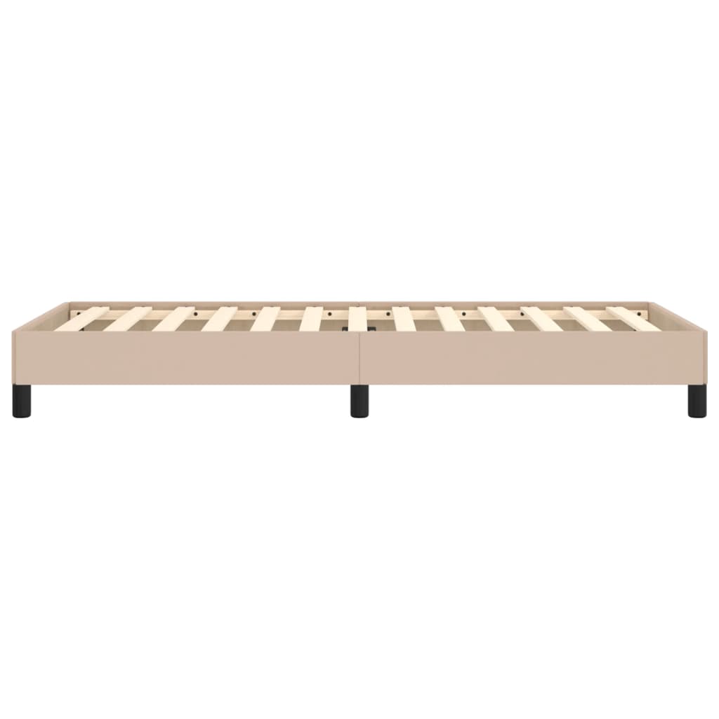 Okvir za krevet boja cappuccina 90x200 cm od umjetne kože