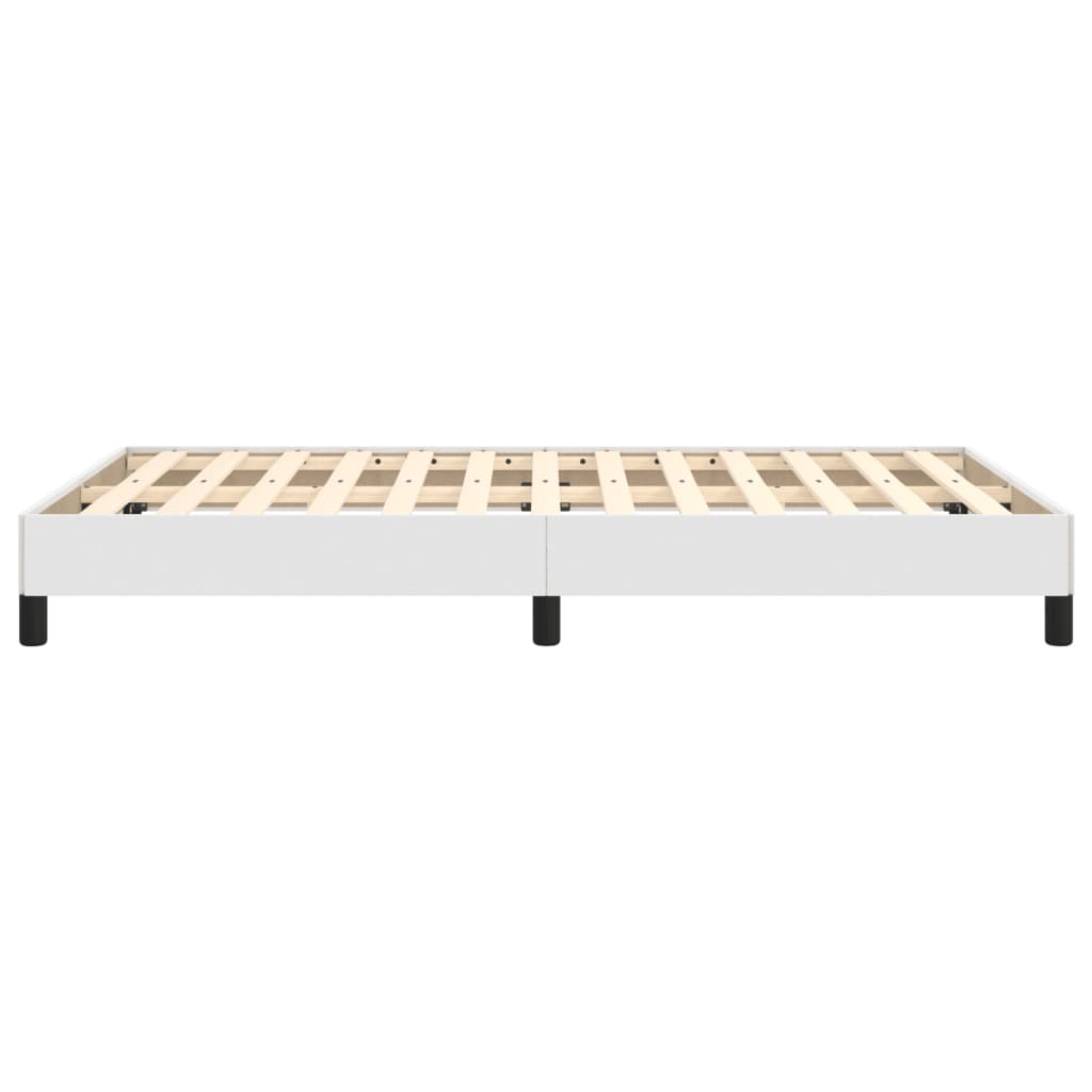 Okvir za krevet bijela 120x200 cm od umjetne kože