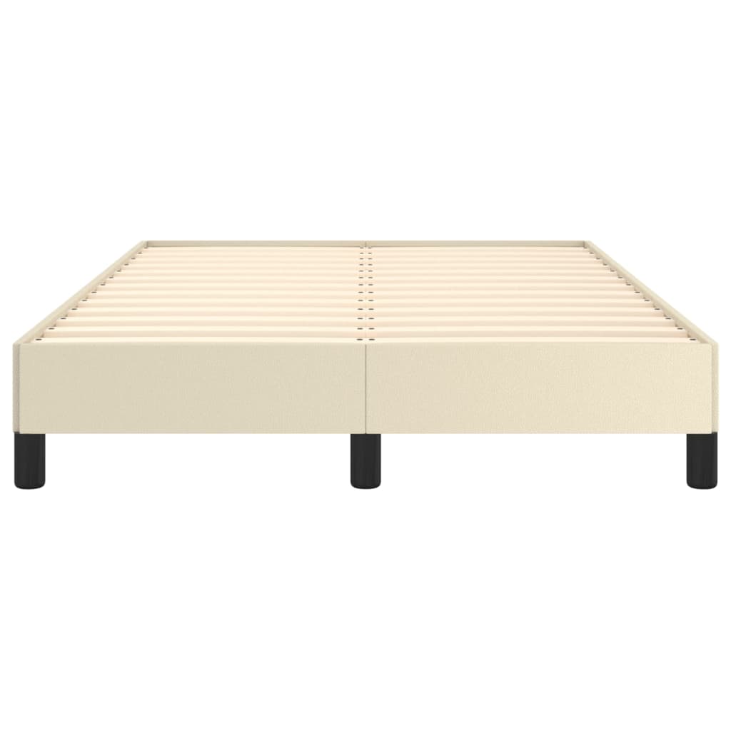 Okvir za krevet krem 120 x 200 cm od umjetne kože