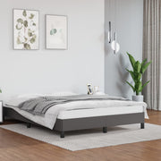 Okvir za krevet sivi 140x190 cm od umjetne kože