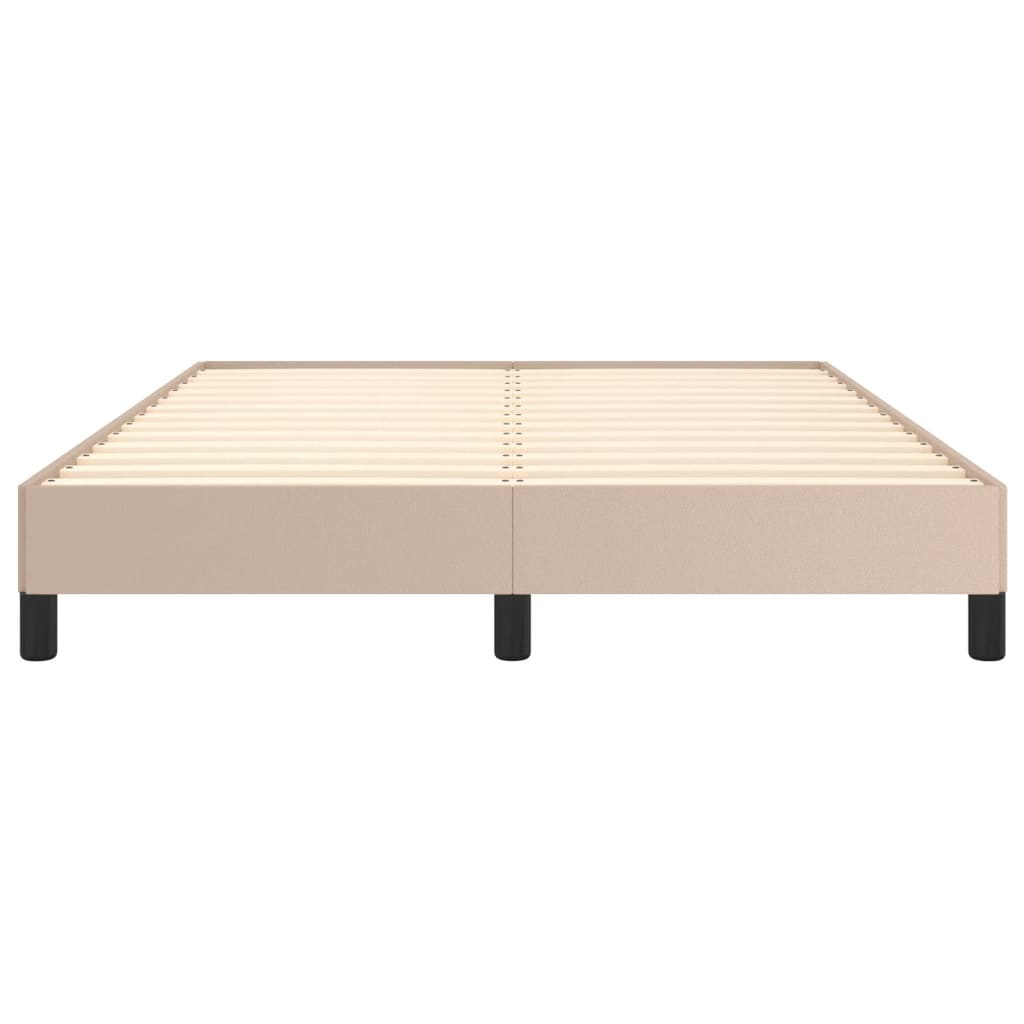 Okvir za krevet boja cappuccina 140x190 cm od umjetne kože