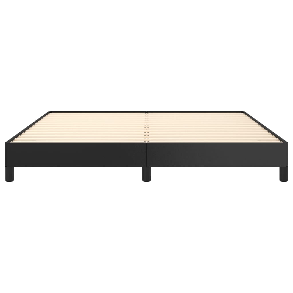 Okvir za krevet crni 160x200 cm od umjetne kože