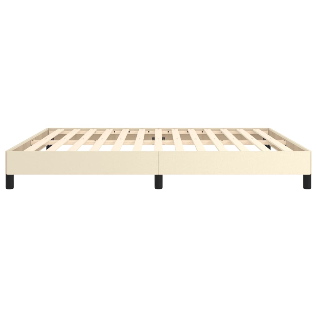 Okvir za krevet krem 160x200 cm od umjetne kože