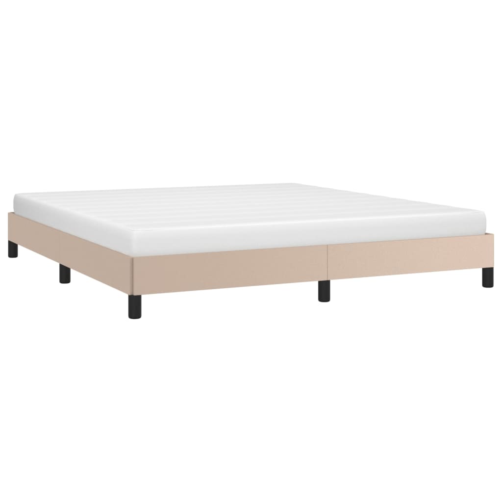 Okvir za krevet boja cappuccina 180x200 cm od umjetne kože