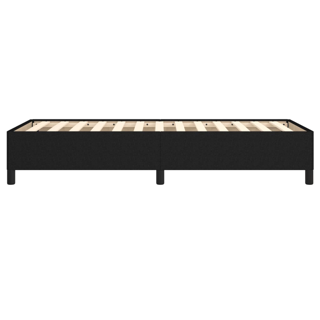 Okvir za krevet bez madraca crni 80x200cm od tkanine