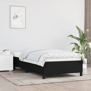 Okvir za krevet bez madraca crni 80x200cm od tkanine