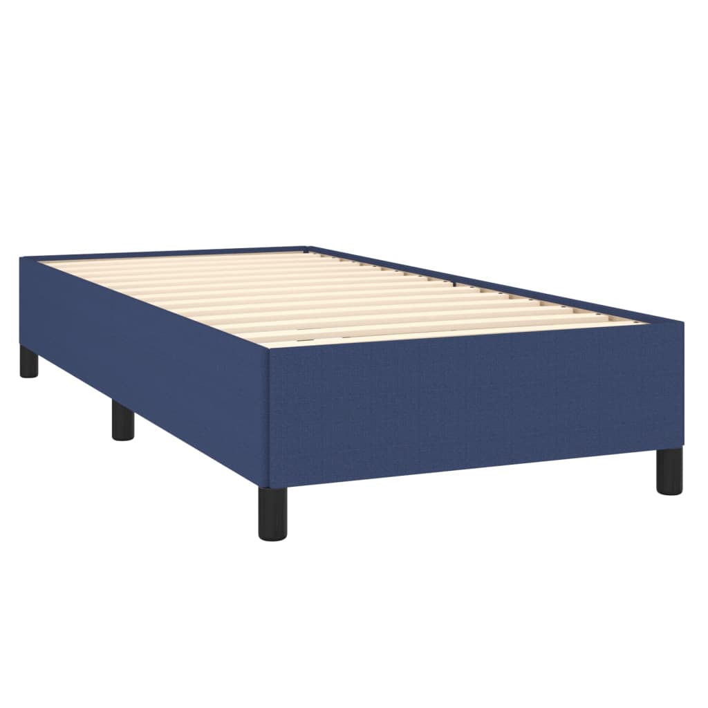 Okvir za krevet bez madraca plava 80x200cm od tkanine