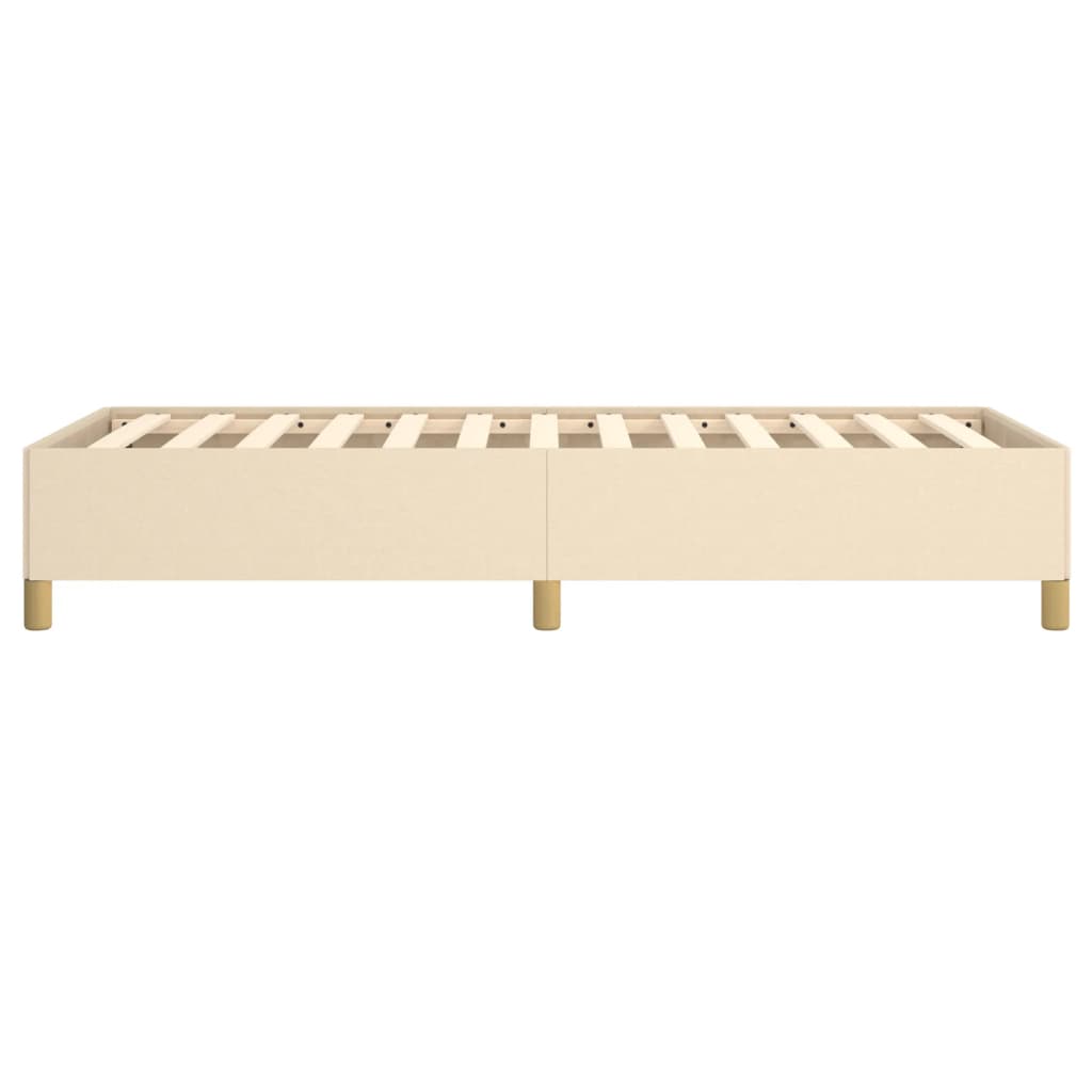 Okvir za krevet bez madraca krem 90x190cm od tkanine