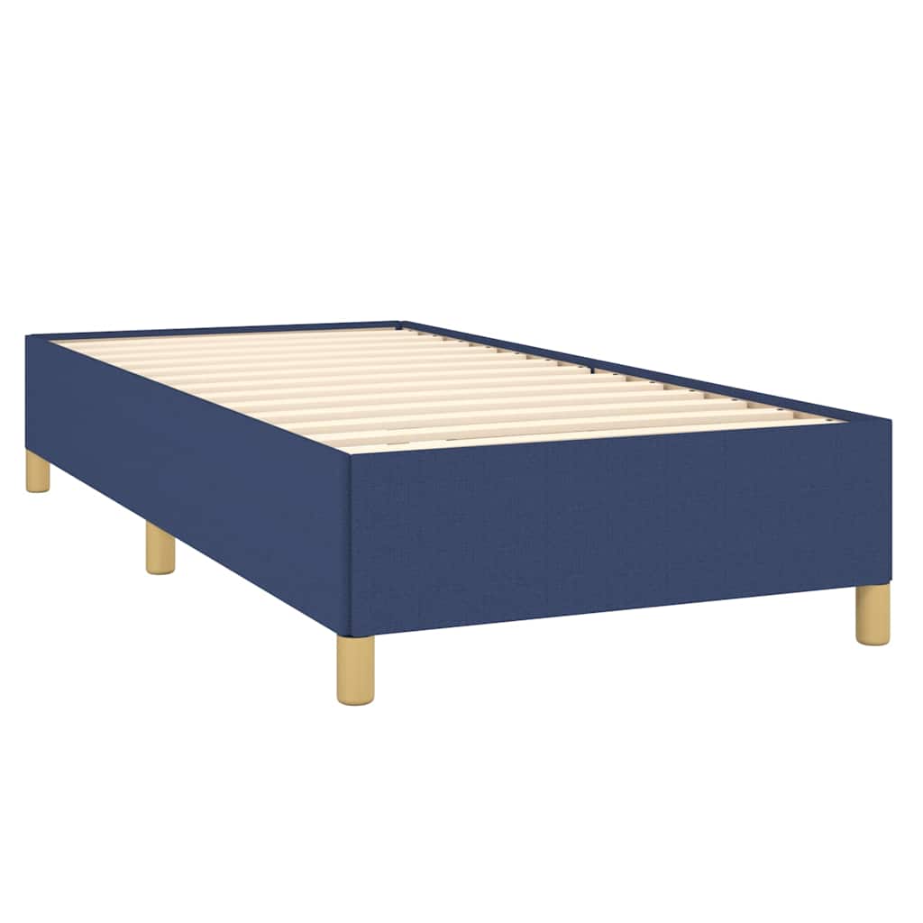 Okvir za krevet bez madraca plava 90x190cm od tkanine