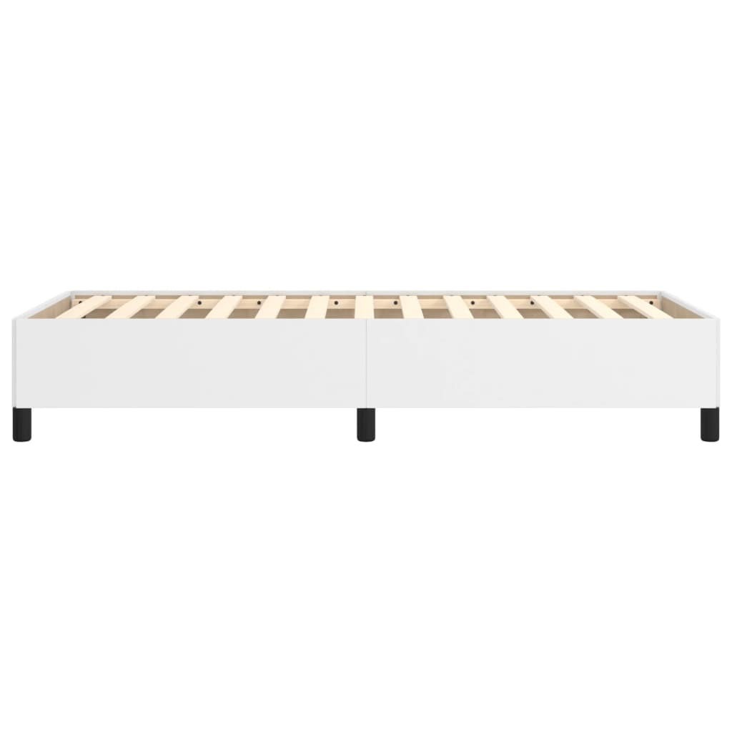 Okvir za krevet bijeli 80 x 200 cm od umjetne kože