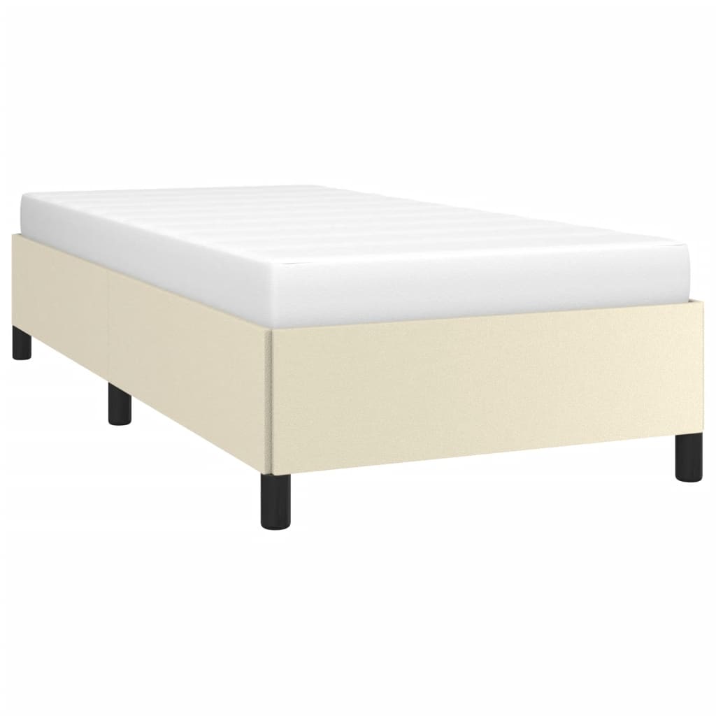 Okvir za krevet krem 80 x 200 cm od umjetne kože
