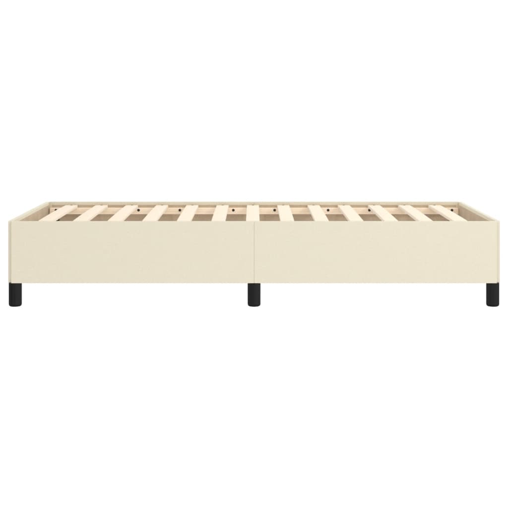 Okvir za krevet krem 80 x 200 cm od umjetne kože