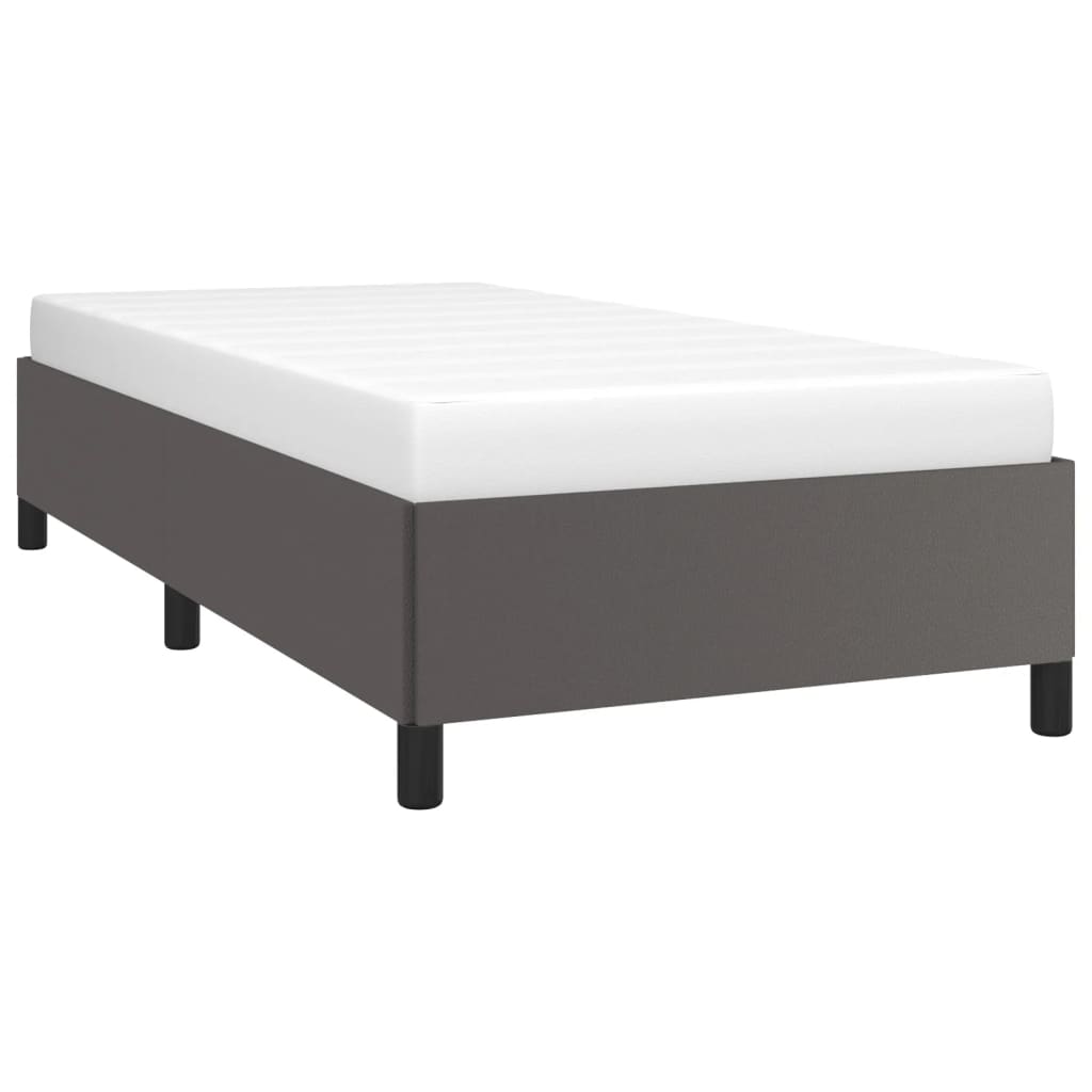 Okvir za krevet sivi 80 x 200 cm od umjetne kože