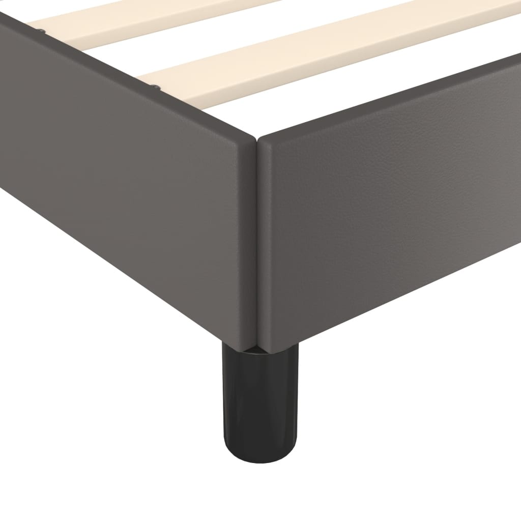 Okvir za krevet sivi 80 x 200 cm od umjetne kože