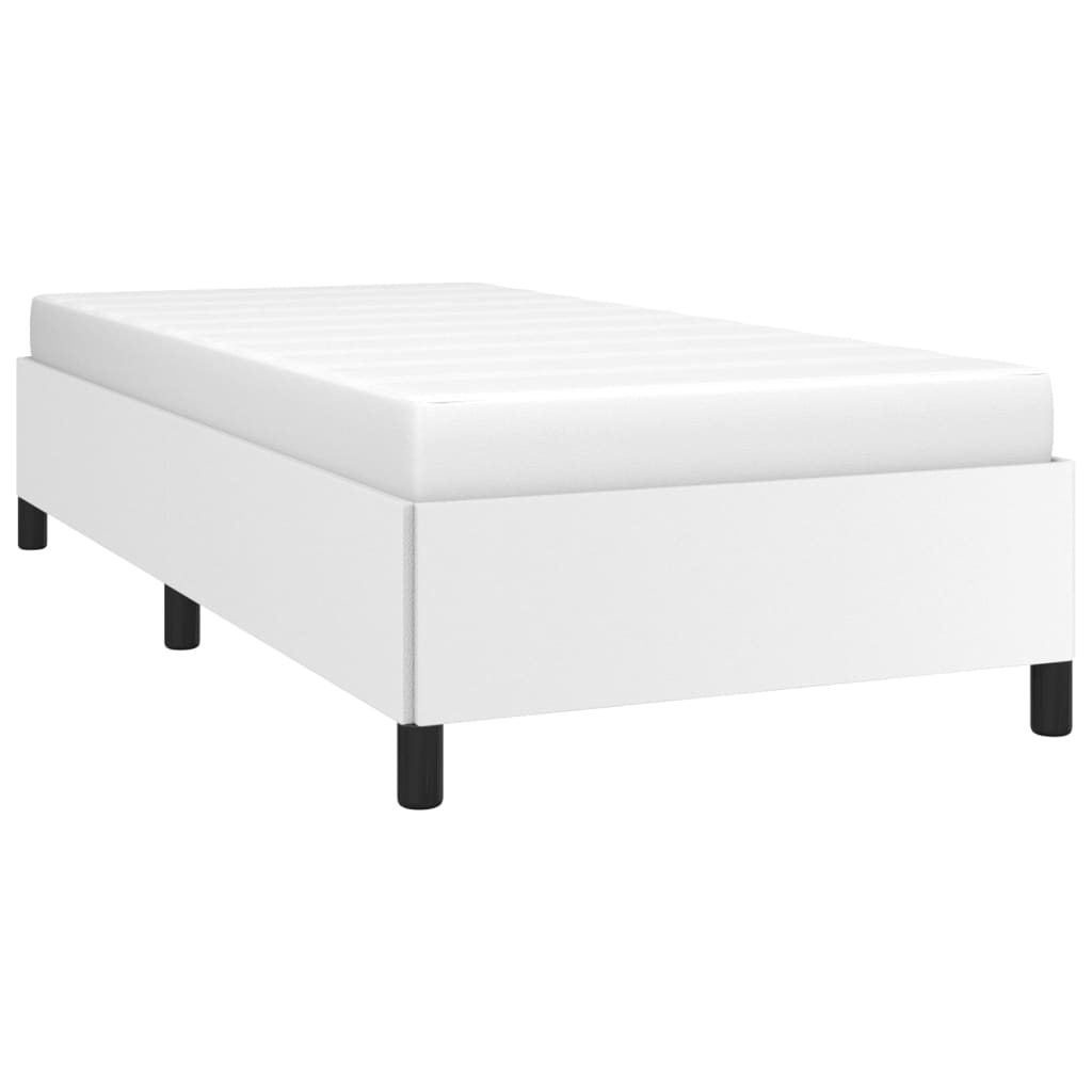 Okvir za krevet bijela 90x200 cm od umjetne kože