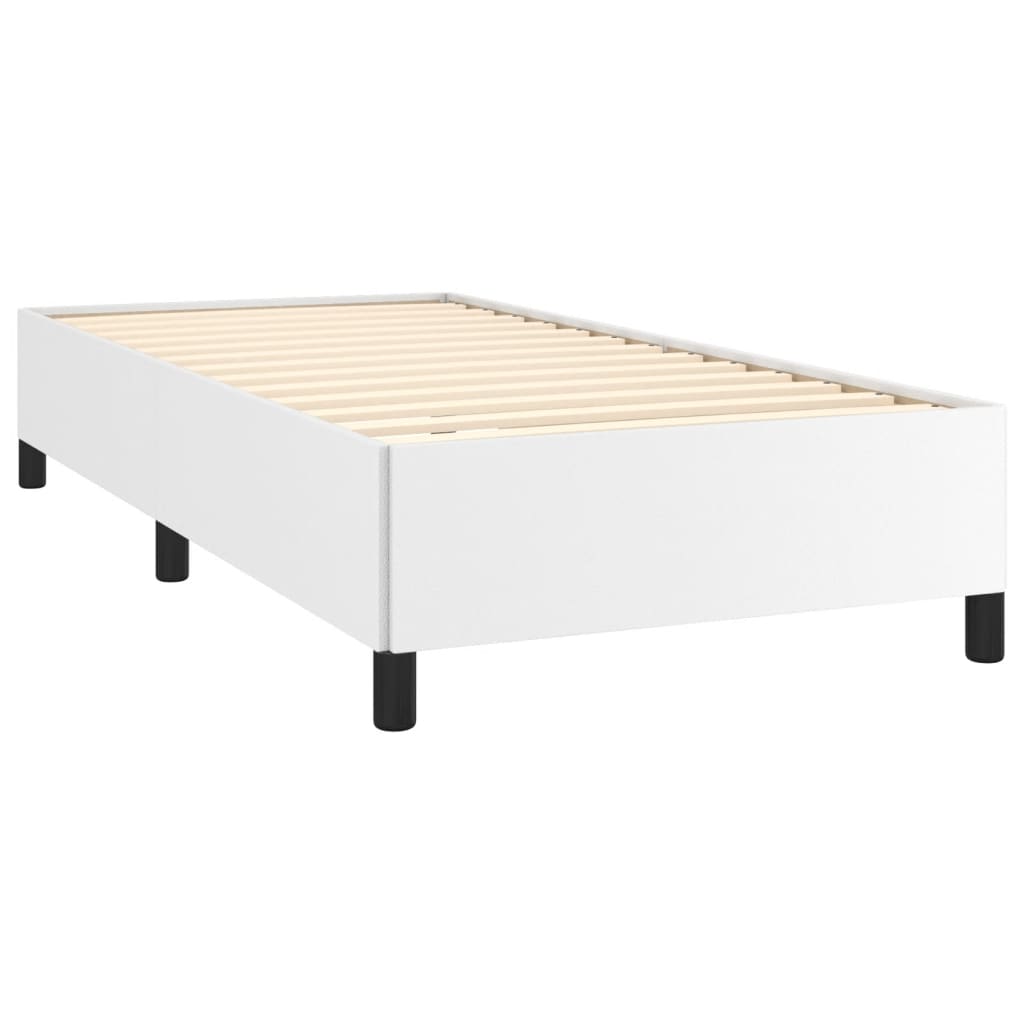 Okvir za krevet bijela 90x200 cm od umjetne kože