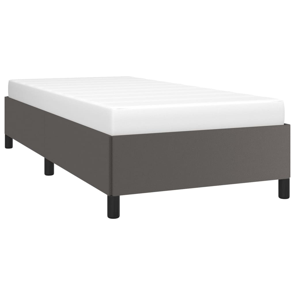 Okvir za krevet sivi 90x200 cm od umjetne kože
