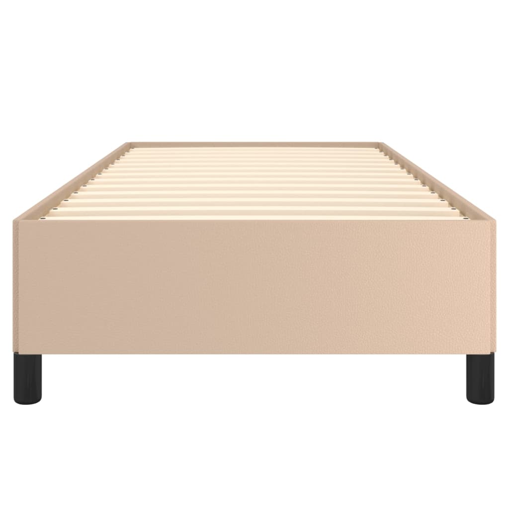 Okvir za krevet boja cappuccina 100x200 cm umjetna koža