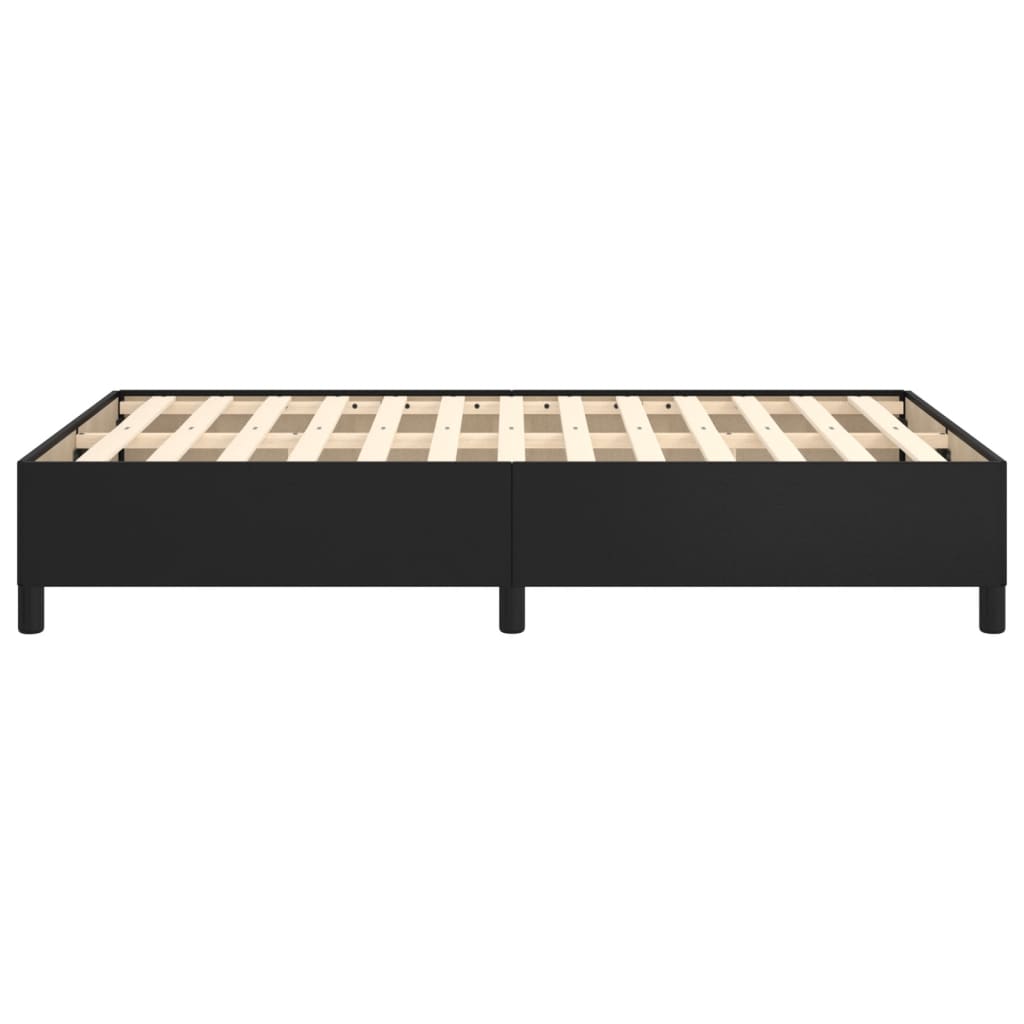 Okvir za krevet crni 120 x 200 cm od umjetne kože