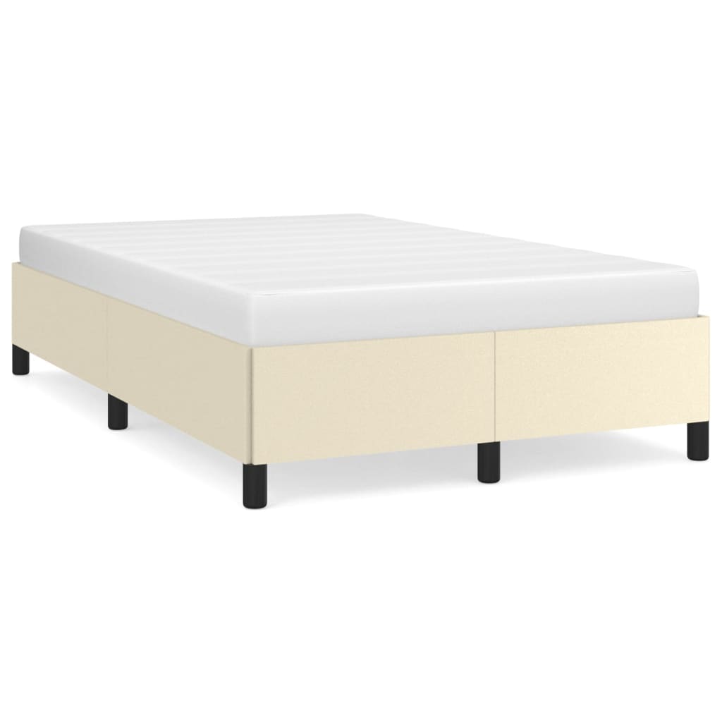 Okvir za krevet krem 120 x 200 cm od umjetne kože