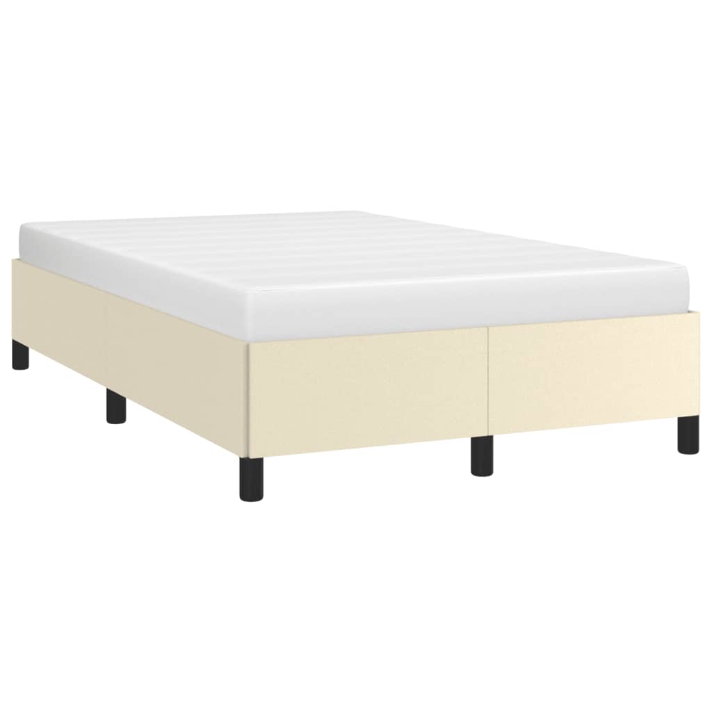 Okvir za krevet krem 120 x 200 cm od umjetne kože