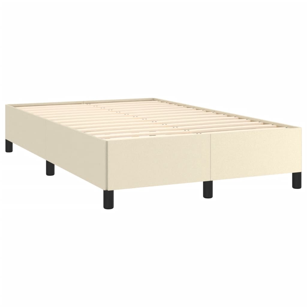 Okvir za krevet krem 120 x 200 cm od umjetne kože