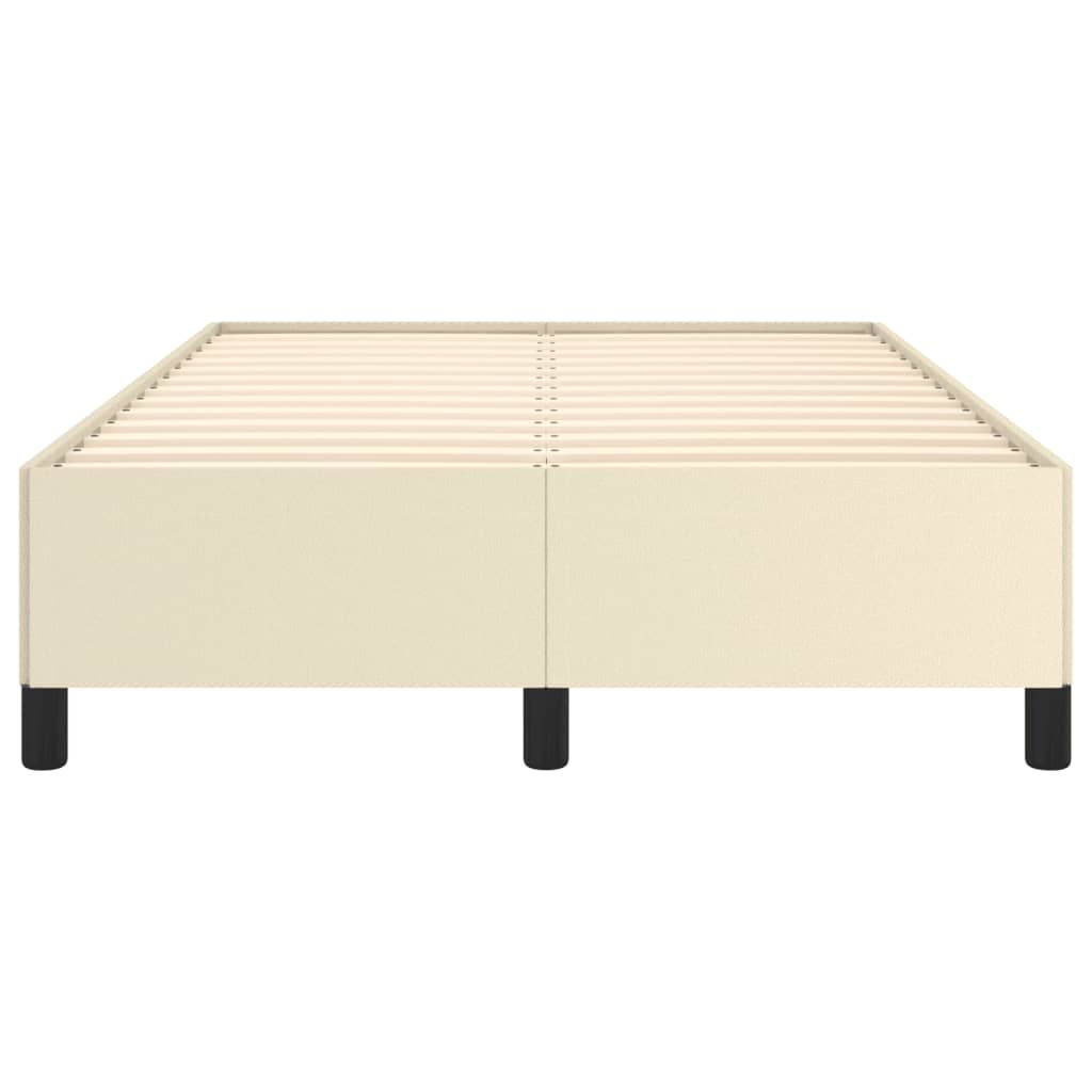 Okvir za krevet krem 120 x 200 cm od umjetne kože