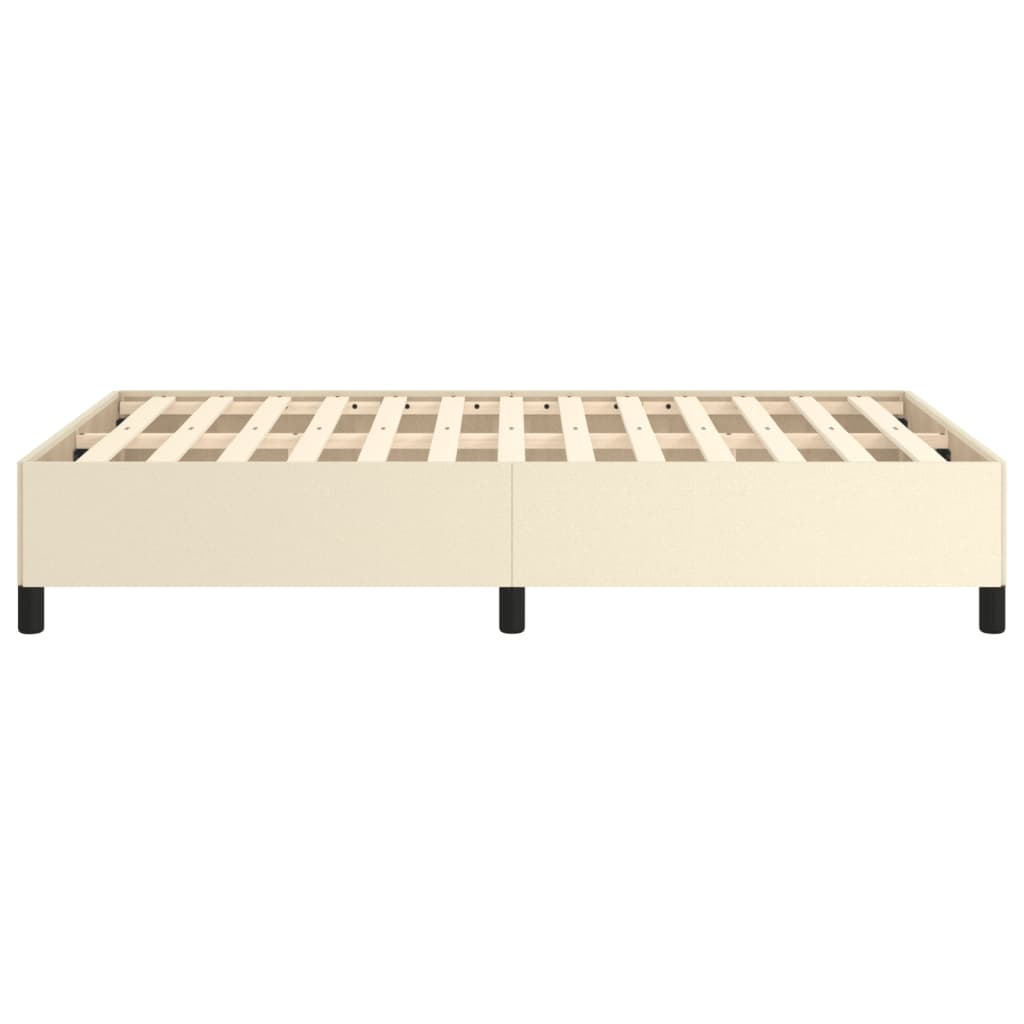 Okvir za krevet krem 120 x 200 cm od umjetne kože