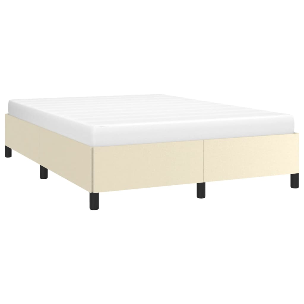 Okvir za krevet krem 140x200 cm od umjetne kože