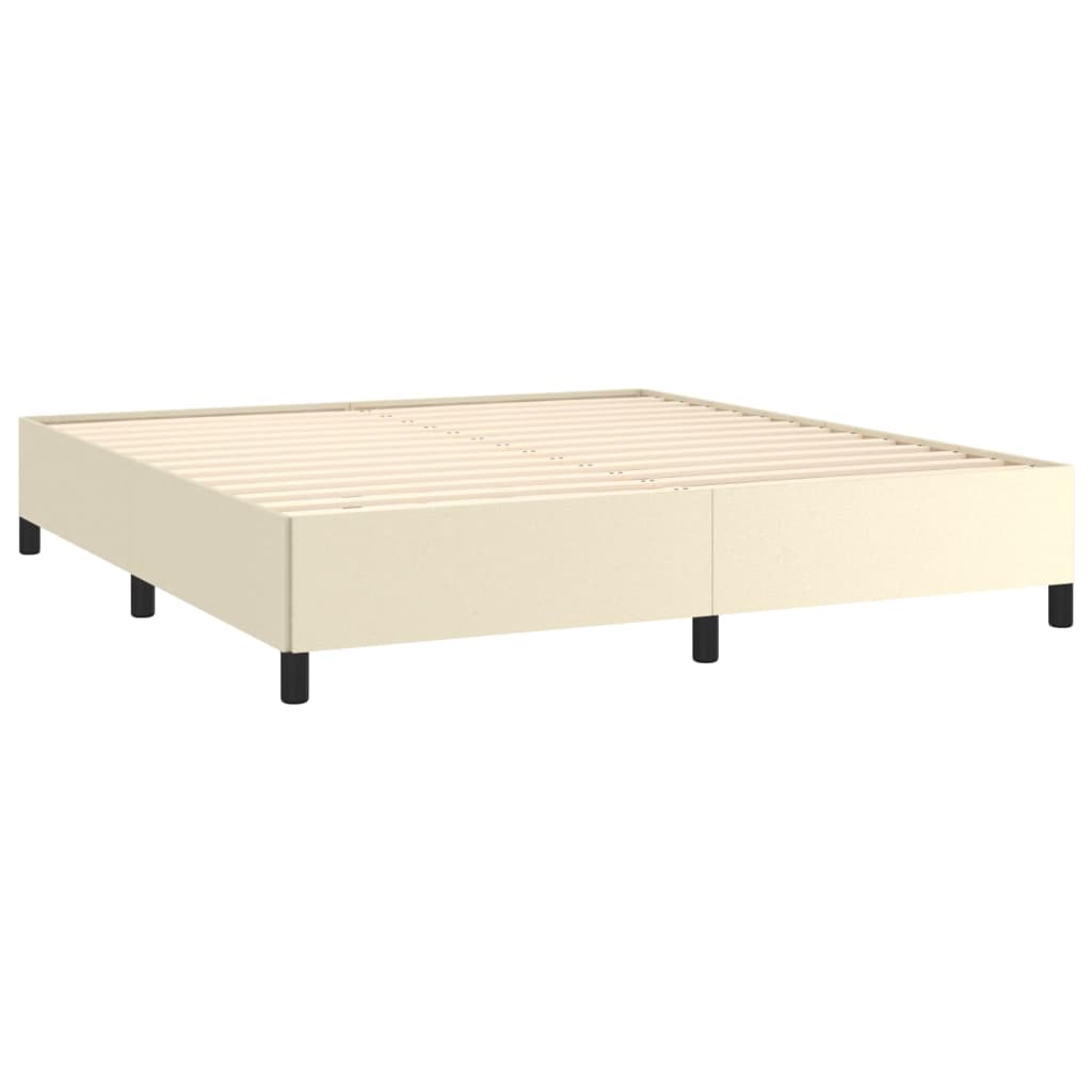 Okvir za krevet krem 160x200 cm od umjetne kože