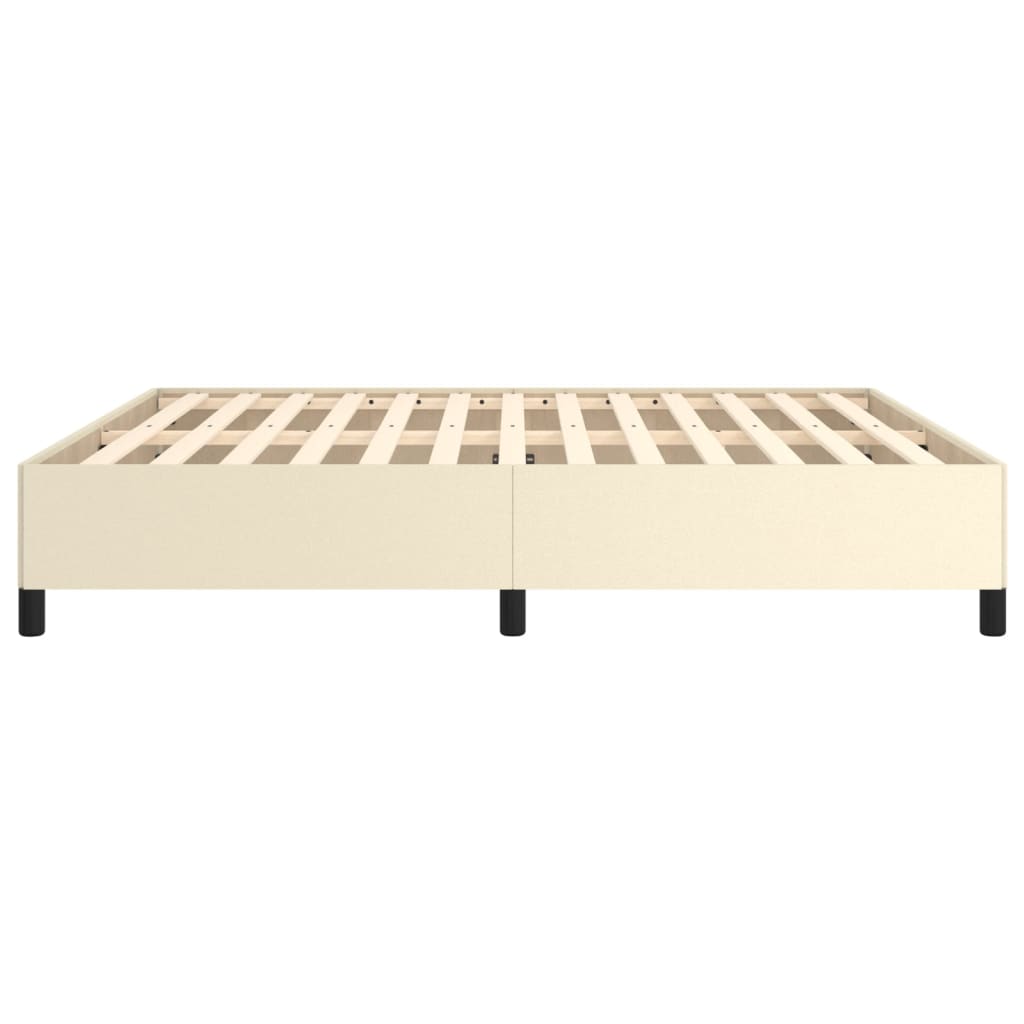 Okvir za krevet krem 160x200 cm od umjetne kože