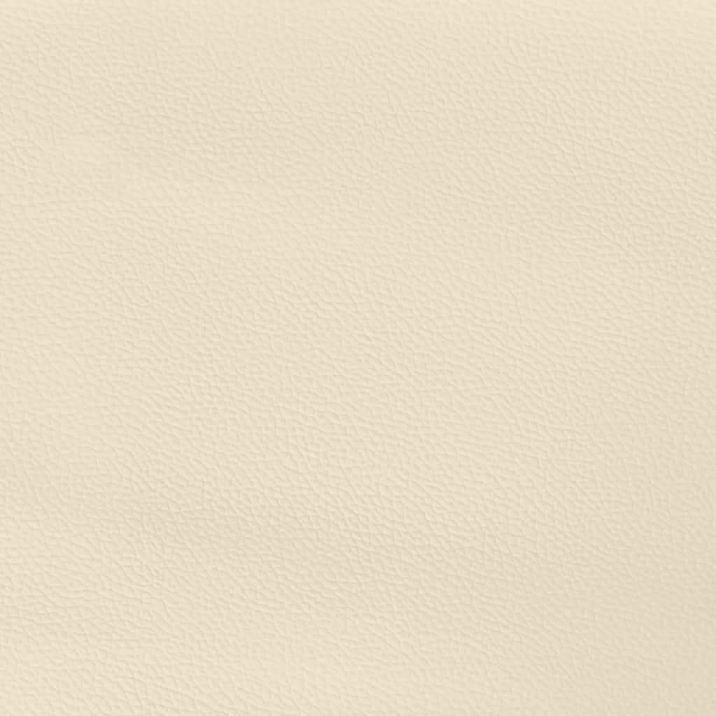Okvir za krevet krem 160x200 cm od umjetne kože