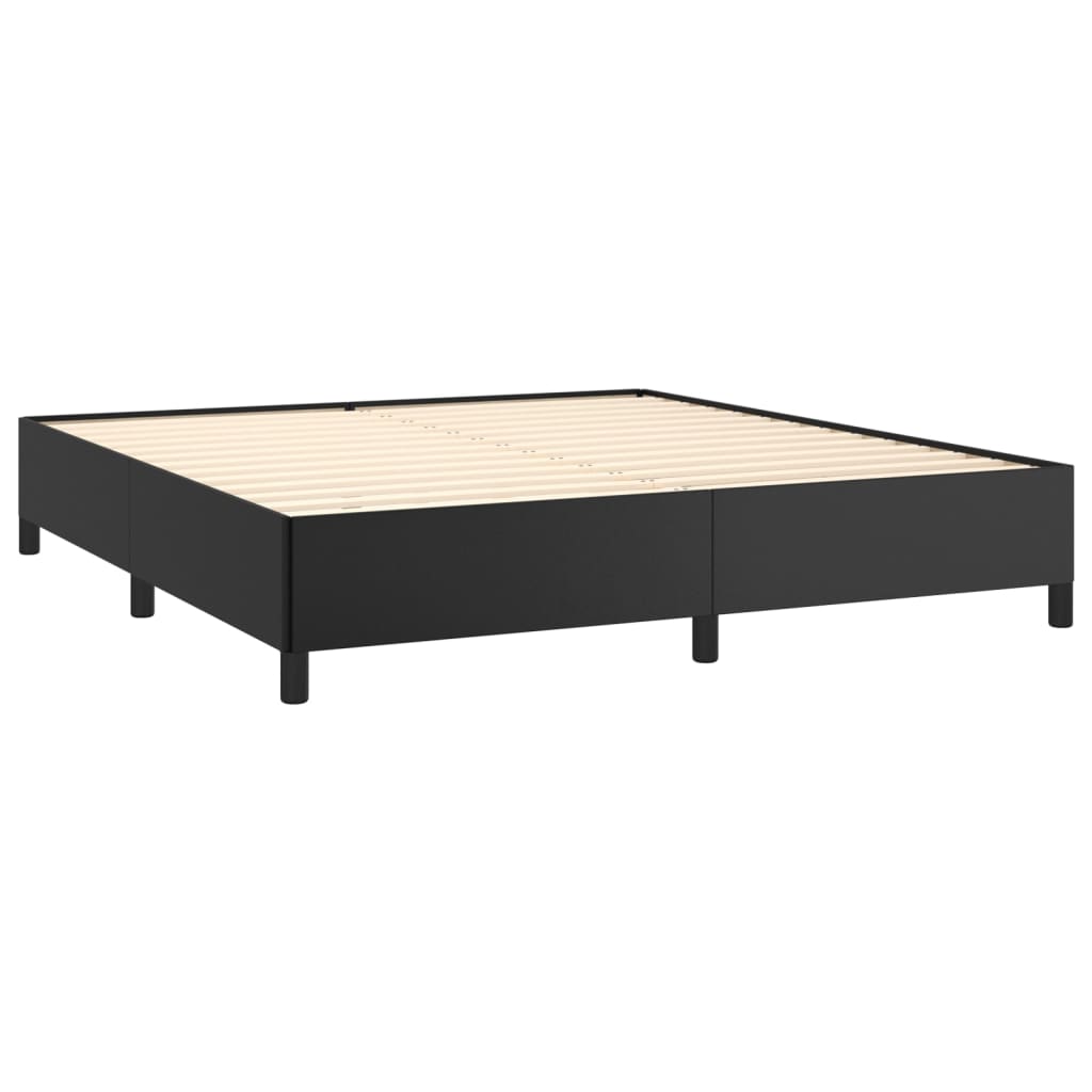 Okvir za krevet crni 180x200 cm od umjetne kože
