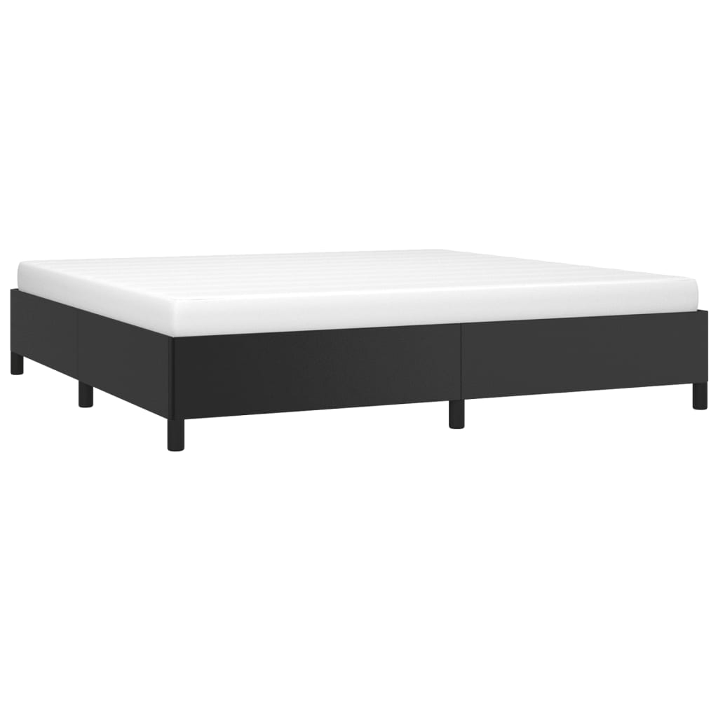 Okvir za krevet crni 200x200 cm od umjetne kože