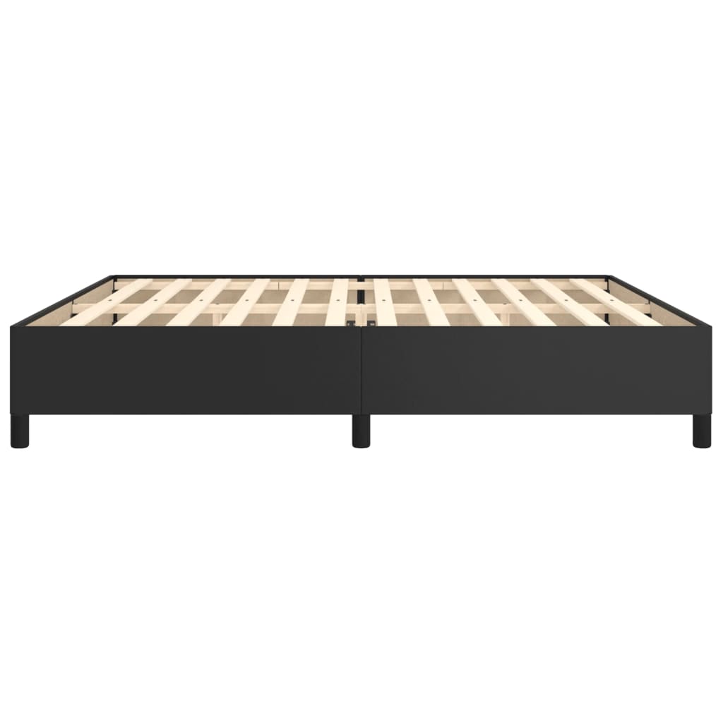 Okvir za krevet crni 200x200 cm od umjetne kože