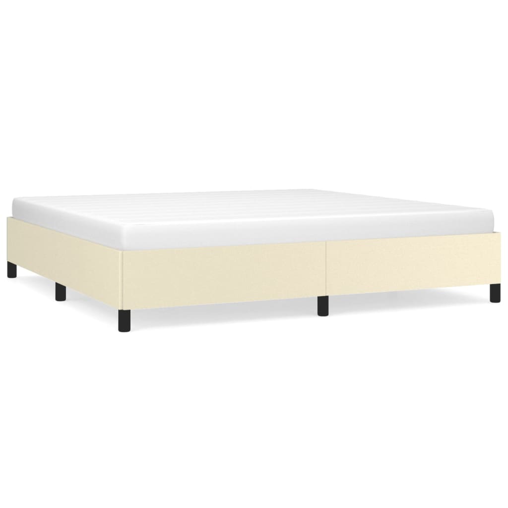 Okvir za krevet krem 200x200 cm od umjetne kože