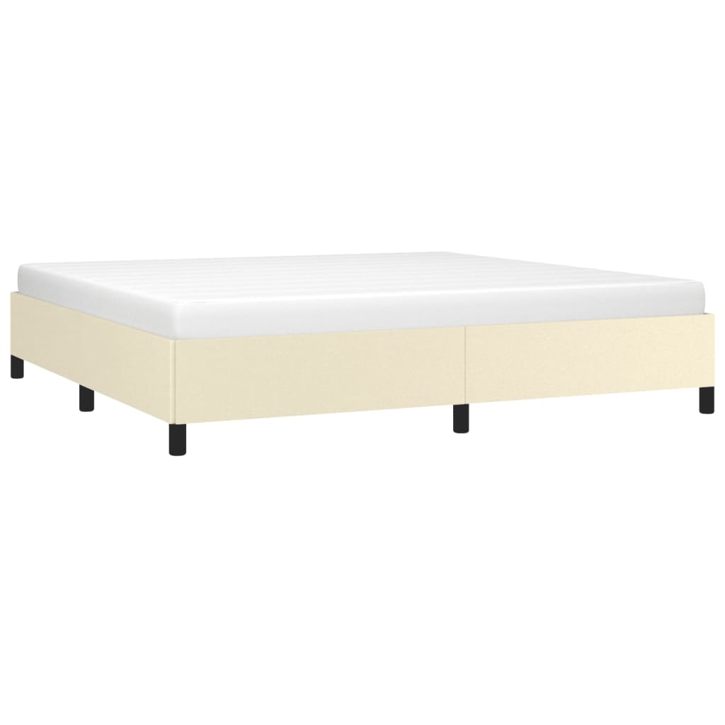 Okvir za krevet krem 200x200 cm od umjetne kože