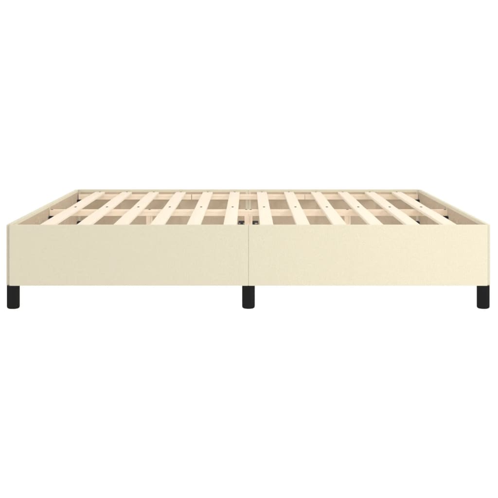Okvir za krevet krem 200x200 cm od umjetne kože