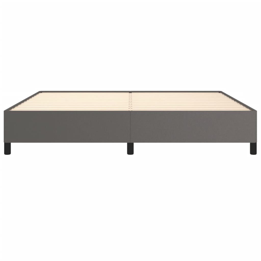 Okvir za krevet sivi 200x200 cm od umjetne kože