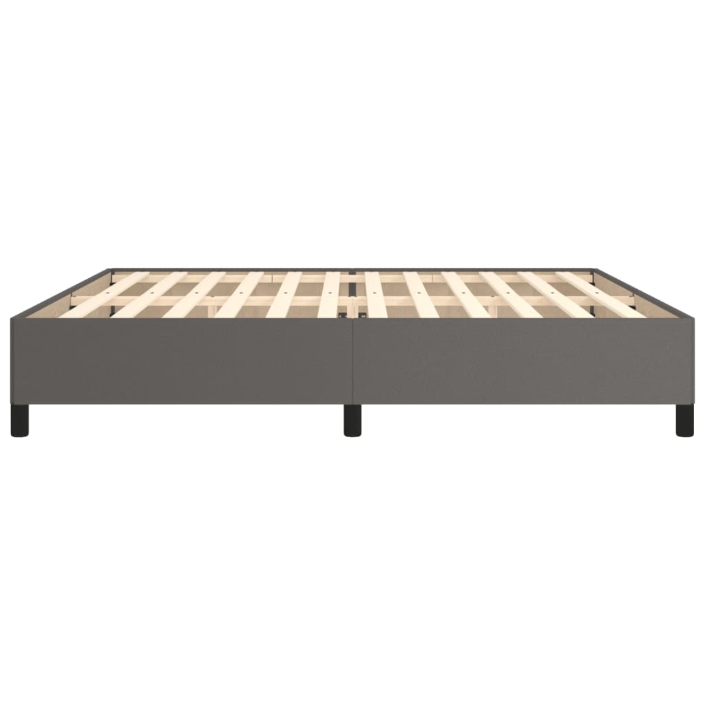 Okvir za krevet sivi 200x200 cm od umjetne kože