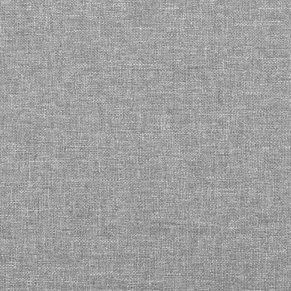 Okvir za krevet bez madraca svjetlosivi 80x200 cm od tkanine