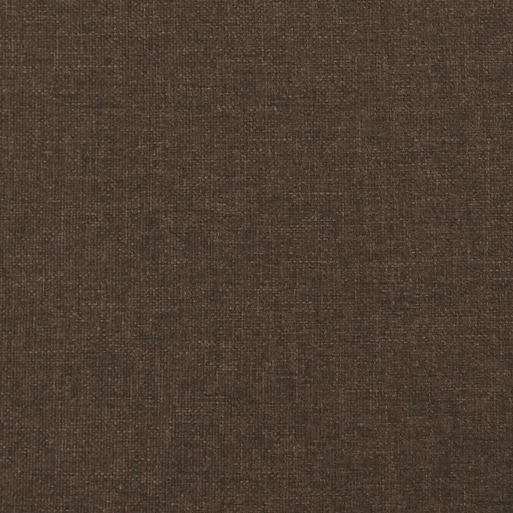 Okvir za krevet bez madraca tamnosmeđi 140 x 190 cm od tkanine