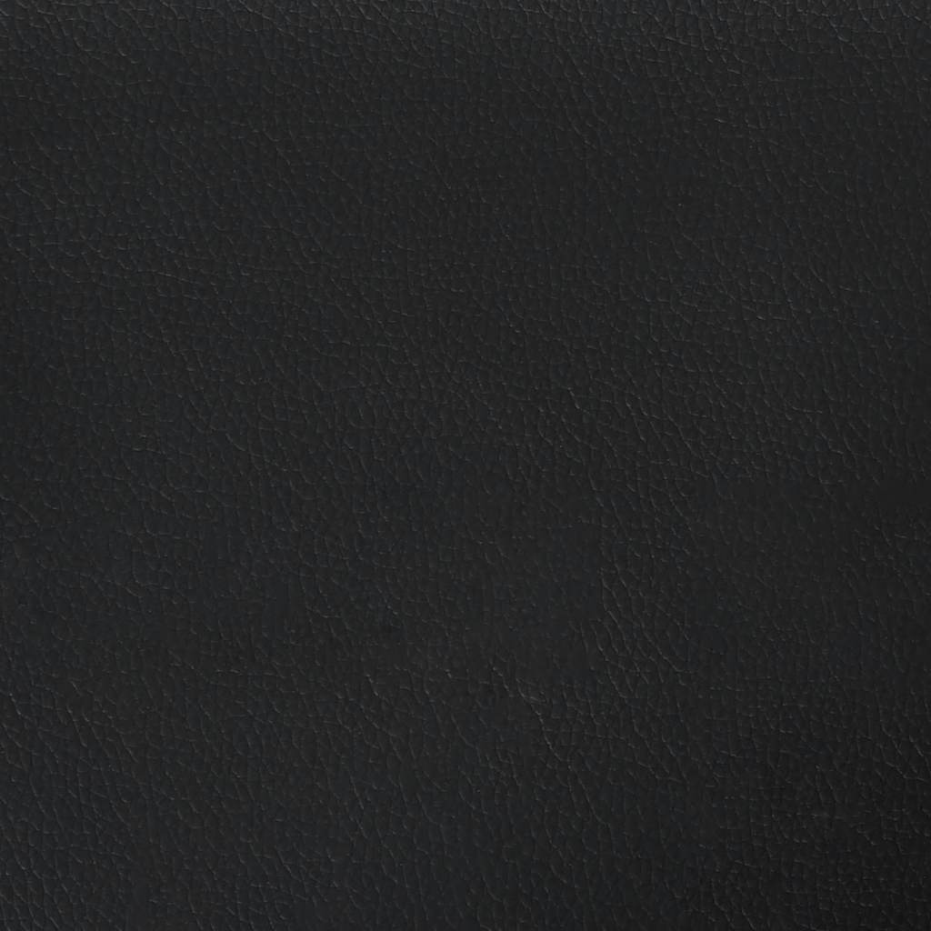 Okvir kreveta s uzglavljem bez madraca crni 180x200 cm
