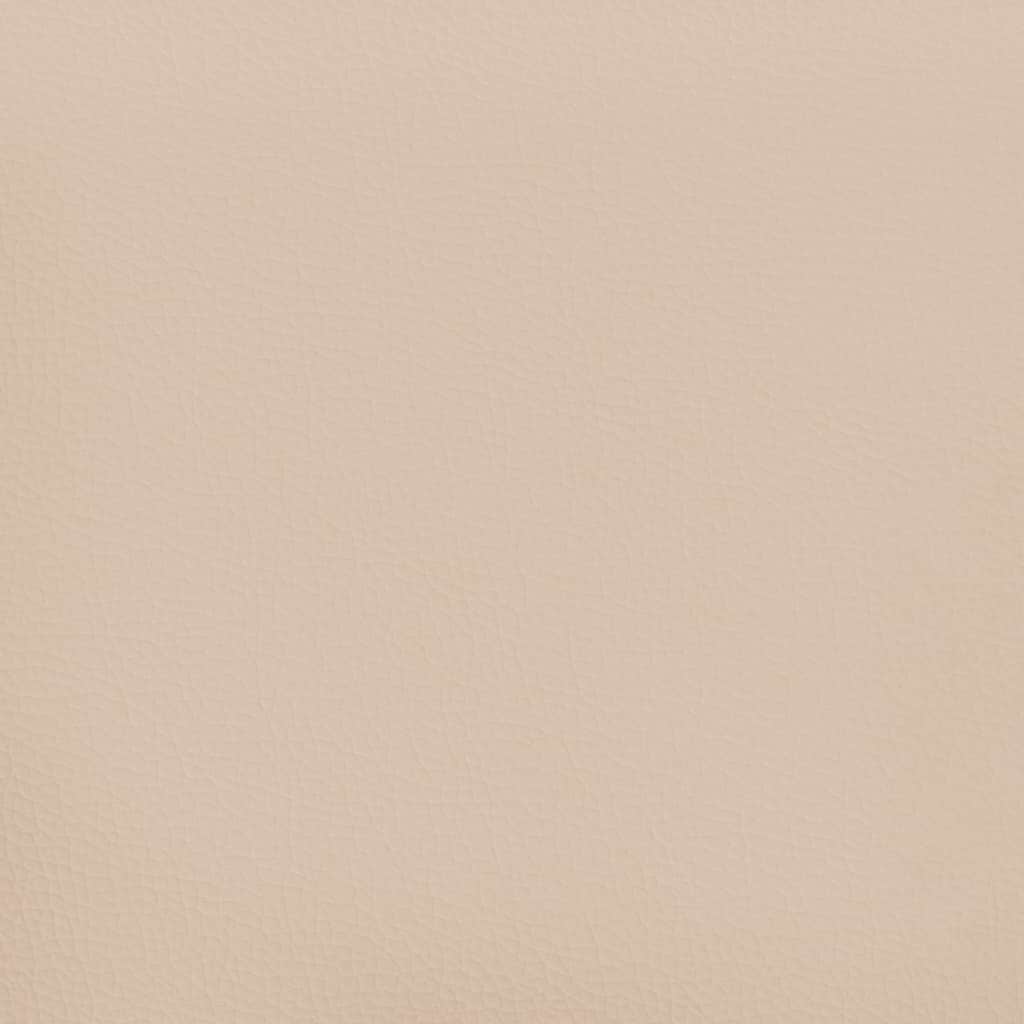Okvir za krevet s uzglavljem bez madraca cappuccina 180x200 cm
