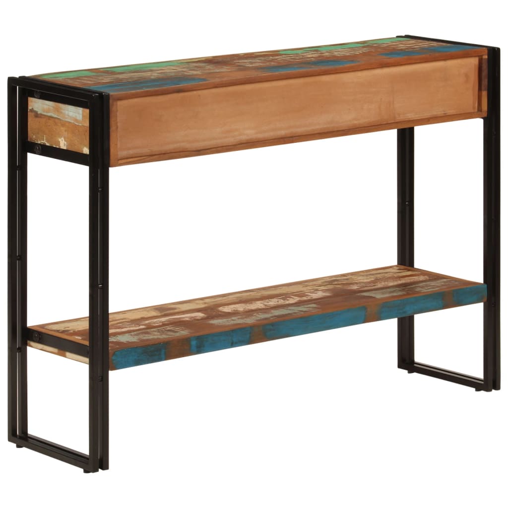 Konzolni stol 110 x 30 x 76 cm od masivnog obnovljenog drva
