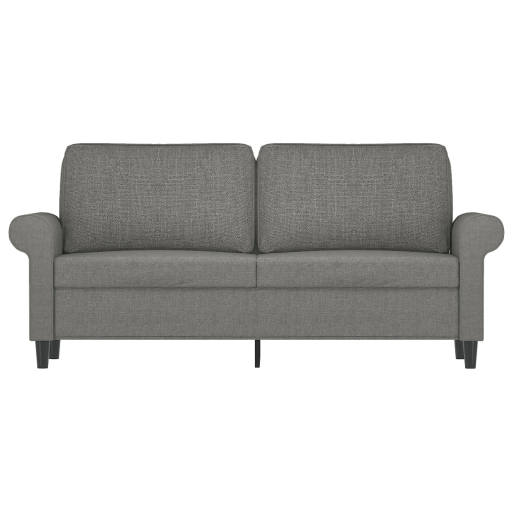 Dvosjed od tkanine tamnosivi 140 cm