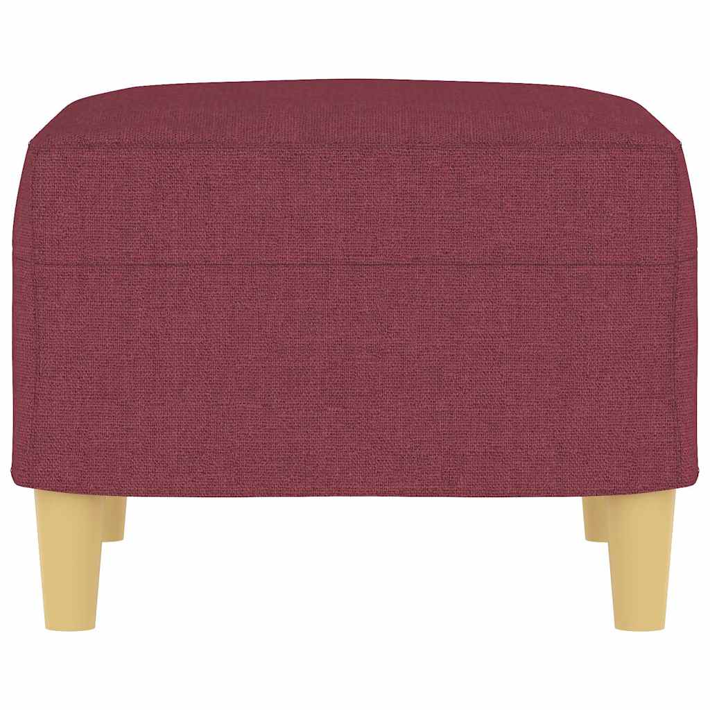 Tabure crvena boja vina 60 x 50 x 41 cm od tkanine
